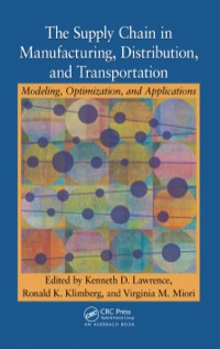 Imagen de portada: The Supply Chain in Manufacturing, Distribution, and Transportation 1st edition 9781420079456