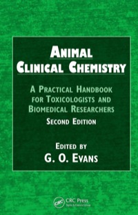 Cover image: Animal Clinical Chemistry 2nd edition 9781420080117