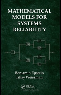 Imagen de portada: Mathematical Models for Systems Reliability 1st edition 9781420080827