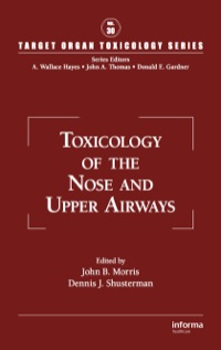 Cover image: Toxicology of the Nose and Upper Airways 1st edition 9780367384500