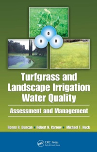 Titelbild: Turfgrass and Landscape Irrigation Water Quality 1st edition 9781420081930