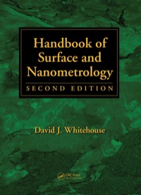 Cover image: Handbook of Surface and Nanometrology 2nd edition 9781420082012