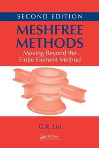 Cover image: Meshfree Methods 2nd edition 9781420082098