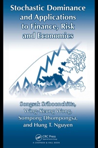 Imagen de portada: Stochastic Dominance and Applications to Finance, Risk and Economics 1st edition 9781420082661