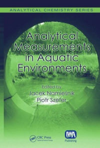 Titelbild: Analytical Measurements in Aquatic Environments 1st edition 9781420082685