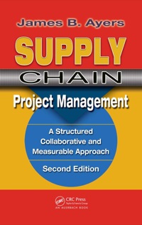 表紙画像: Supply Chain Project Management. 2nd edition 9781420083927