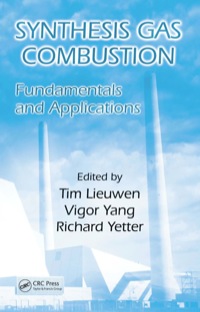 Cover image: Synthesis Gas Combustion 1st edition 9781420085341