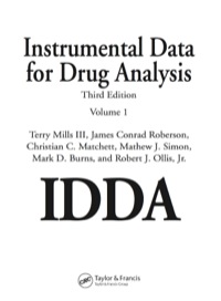صورة الغلاف: Instrumental Data for Drug Analysis - 6 Volume Set 3rd edition 9780849319747