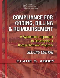 Imagen de portada: Compliance for Coding, Billing & Reimbursement 2nd edition 9781563273681