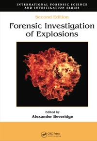 Imagen de portada: Forensic Investigation of Explosions 2nd edition 9780367778200