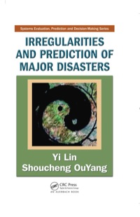 Cover image: Irregularities and Prediction of Major Disasters 1st edition 9781420087451