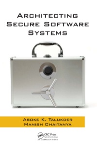 Imagen de portada: Architecting Secure Software Systems 1st edition 9781420087840