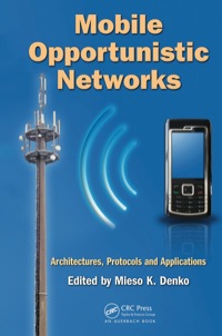 Omslagafbeelding: Mobile Opportunistic Networks 1st edition 9780367852825