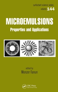 Imagen de portada: Microemulsions 1st edition 9780367386214