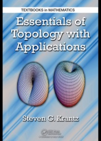 Titelbild: Essentials of Topology with Applications 1st edition 9781420089745