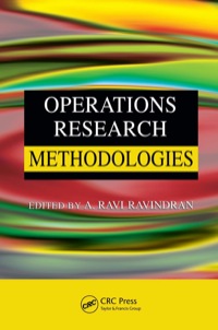 Omslagafbeelding: Operations Research Methodologies 1st edition 9780367386467