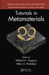 صورة الغلاف: Tutorials in Metamaterials 1st edition 9781420092189