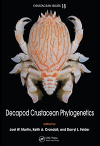 Imagen de portada: Decapod Crustacean Phylogenetics 1st edition 9781420092585