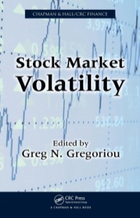 表紙画像: Stock Market Volatility 1st edition 9781420099546
