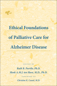 Titelbild: Ethical Foundations of Palliative Care for Alzheimer Disease 9780801898396