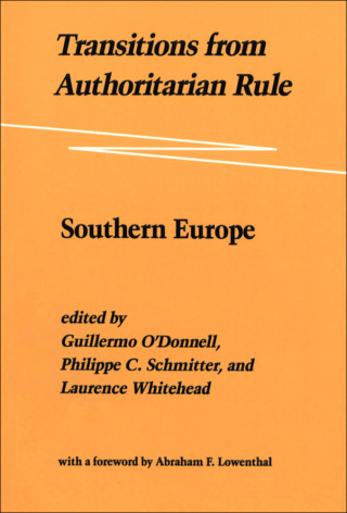 Cover image: Transitions from Authoritarian Rule 9780801831904