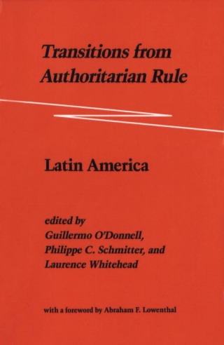 Cover image: Transitions from Authoritarian Rule 9780801831881