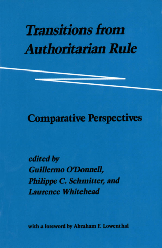 Cover image: Transitions from Authoritarian Rule 9780801831928