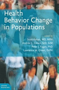 Titelbild: Health Behavior Change in Populations 9781421414553