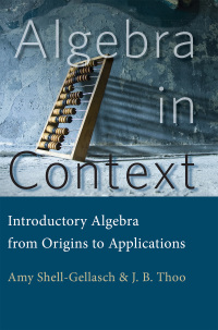 Cover image: Algebra in Context 9781421417288