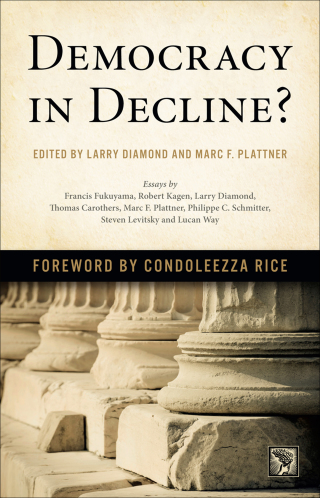 Cover image: Democracy in Decline? 9781421418186