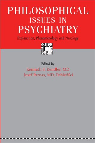 Imagen de portada: Philosophical Issues in Psychiatry 9780801889837