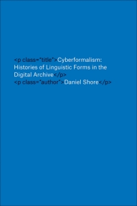 Cover image: Cyberformalism 9781421425504
