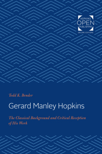 صورة الغلاف: Gerard Manley Hopkins 9781421430355