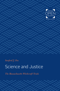 Imagen de portada: Science and Justice 9781421430430