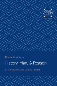 Cover image: History, Man, and Reason 9781421431789