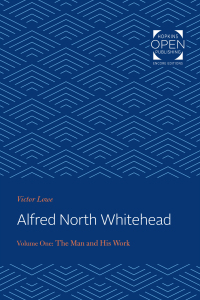 Cover image: Alfred North Whitehead 9781421433486