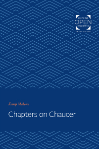 Cover image: Chapters on Chaucer 9781421433851