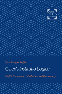 Omslagafbeelding: Galen's Institutio Logica 9781421434506