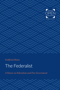 Cover image: The Federalist 9781421434704