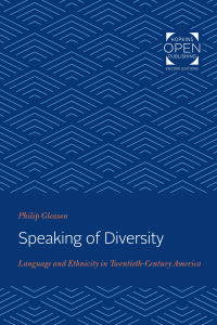 Cover image: Speaking of Diversity 9781421434797