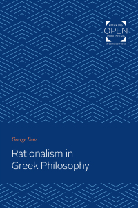 表紙画像: Rationalism in Greek Philosophy 9781421435695