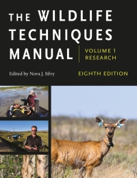Imagen de portada: The Wildlife Techniques Manual 8th edition 9781421436692