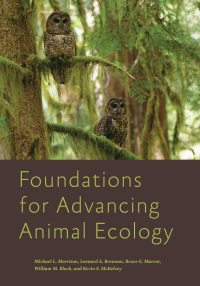Imagen de portada: Foundations for Advancing Animal Ecology 9781421439198