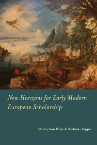 Omslagafbeelding: New Horizons for Early Modern European Scholarship 9781421440934