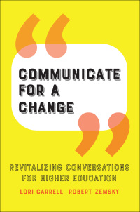 Cover image: Communicate for a Change 9781421441740