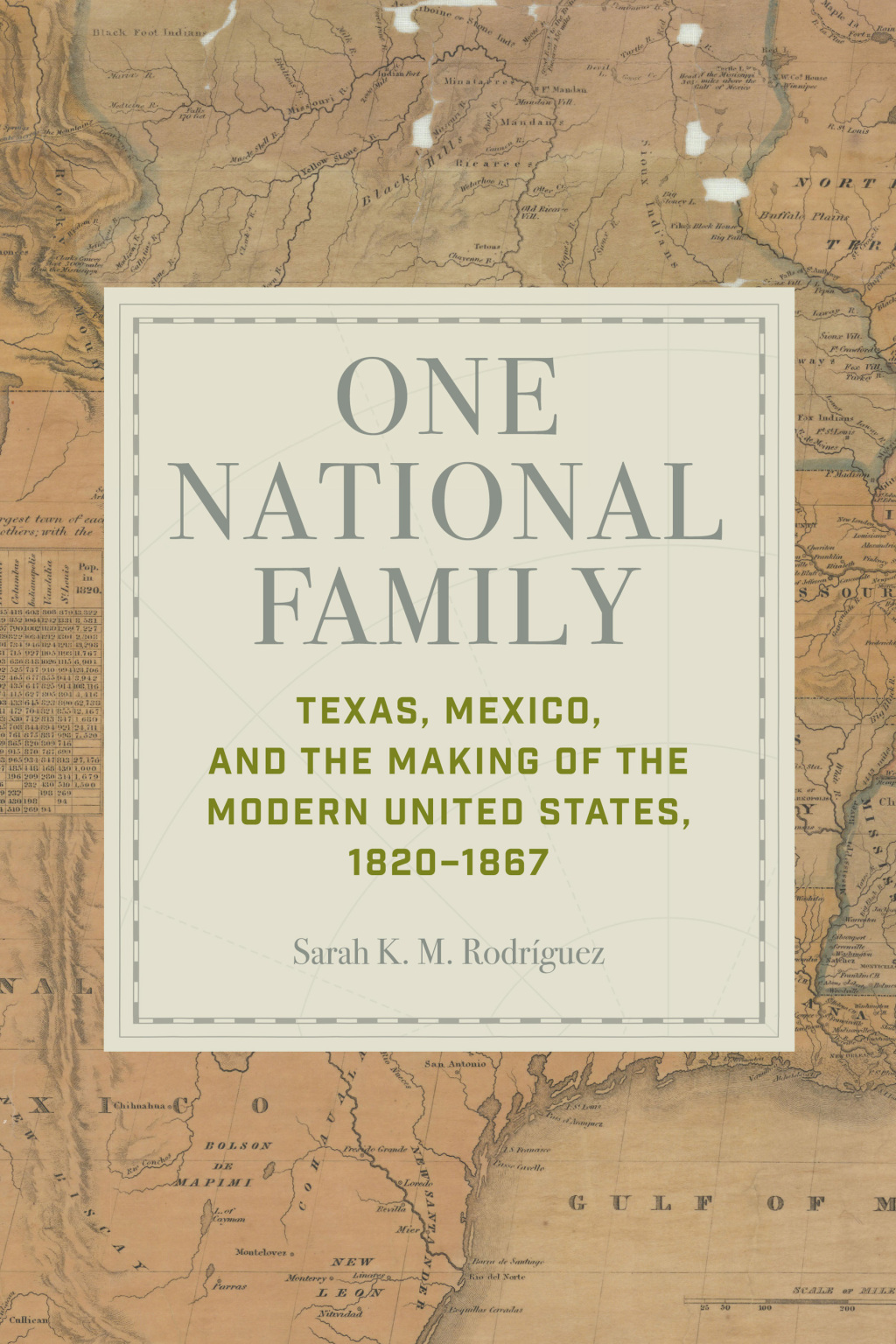 One National Family Texas, Mexico, and the Making of the Modern United States, 1820–1867