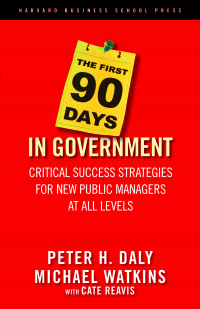 صورة الغلاف: The First 90 Days in Government 9781591399551