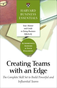 Imagen de portada: Creating Teams With an Edge 9781591392903