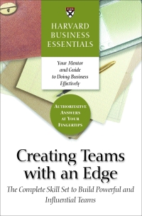 Titelbild: Creating Teams With an Edge 9781591392903