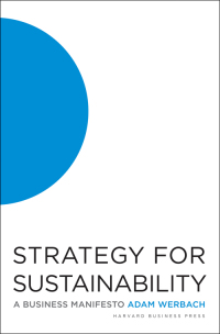Cover image: Strategy for Sustainability 9781422177709